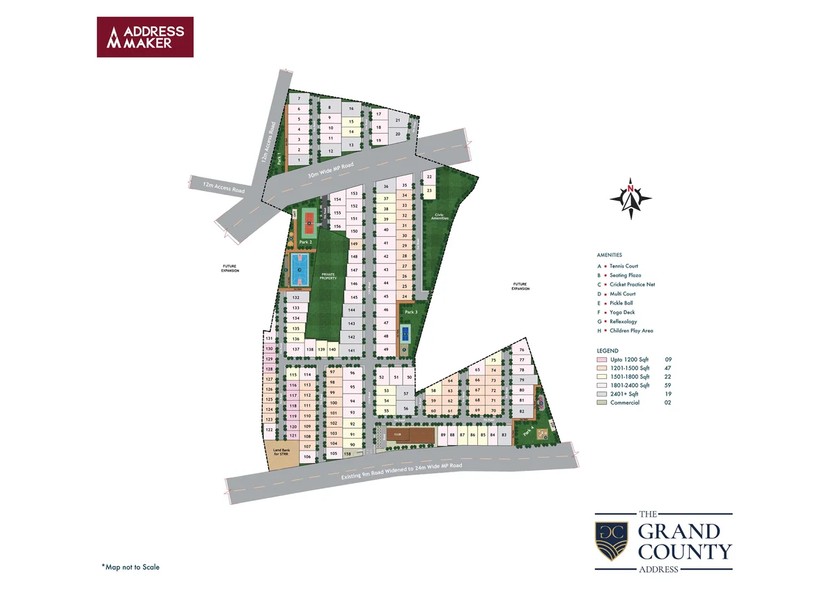 Gran County Address master plan layout